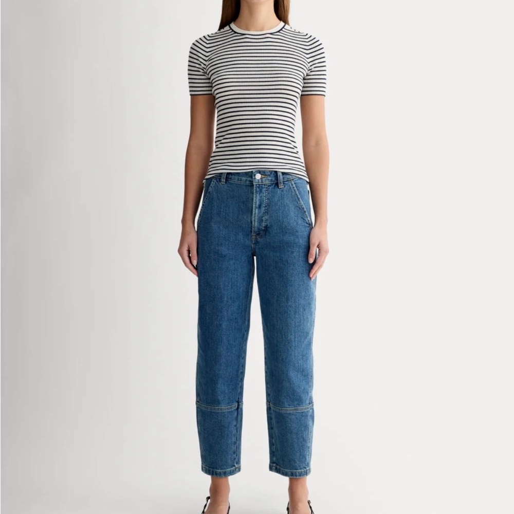 Everlane Blue Denim Ankle Crop Jeans